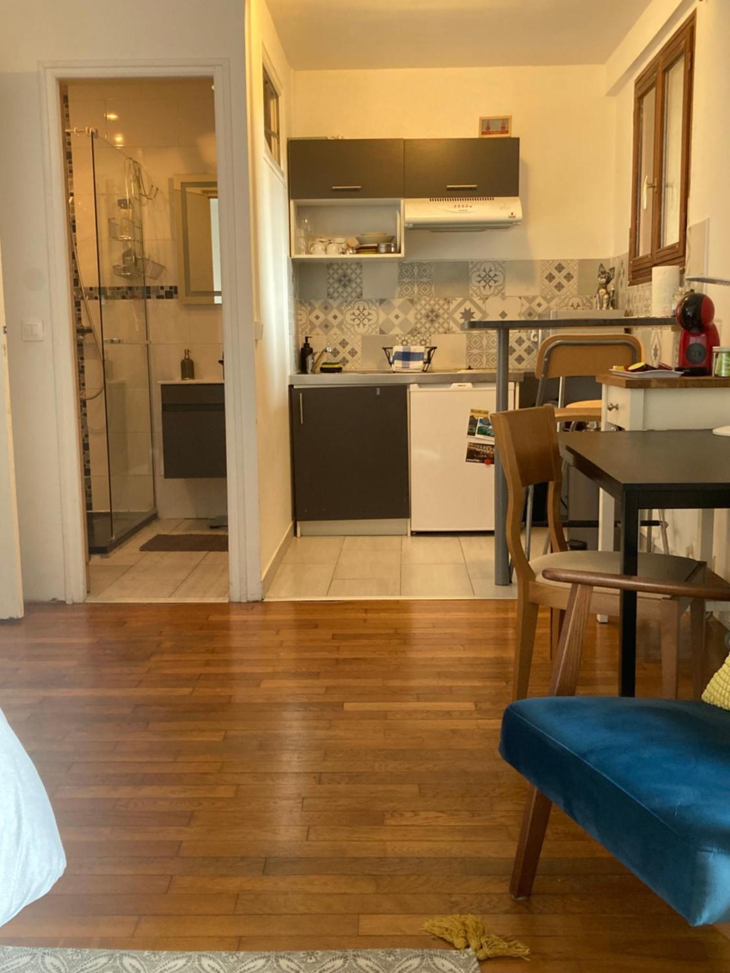 Studio Avec Terrasse Sur Jardin Фонтене-су-Боа Екстериор снимка