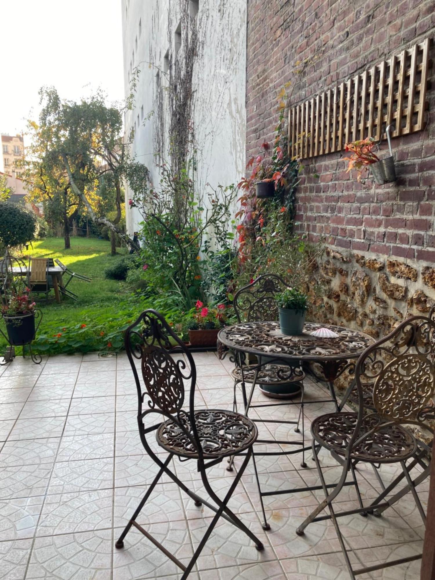 Studio Avec Terrasse Sur Jardin Фонтене-су-Боа Екстериор снимка